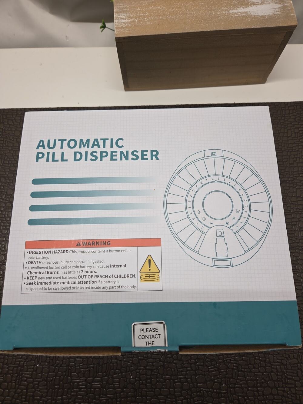 Smart Automatic Medication Dispenser, Electronic Pill Organizer